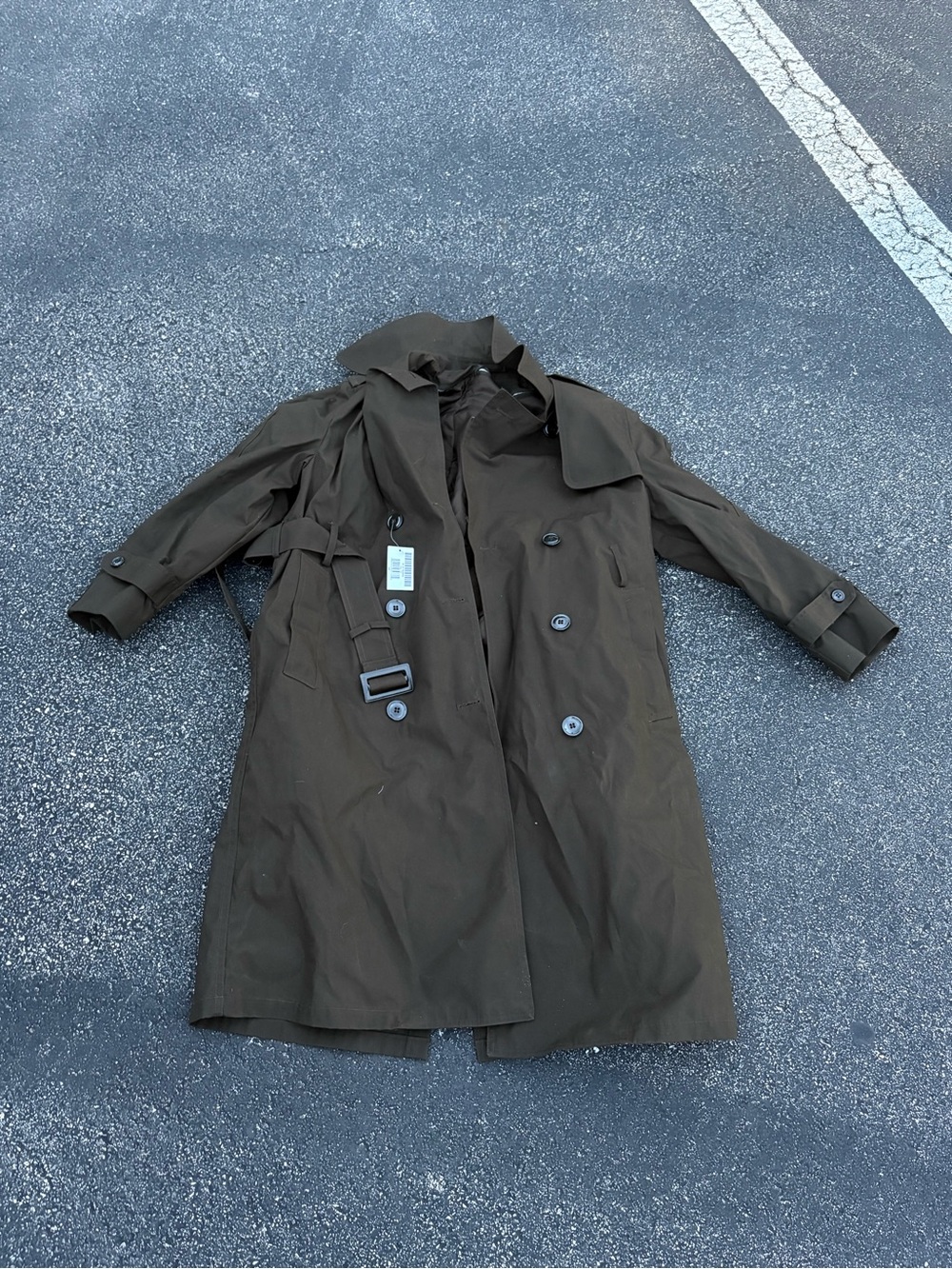 NEW AGSU UNIFORM Trench Coat ALL WEATHER Heritage Green  WOMENS 12S